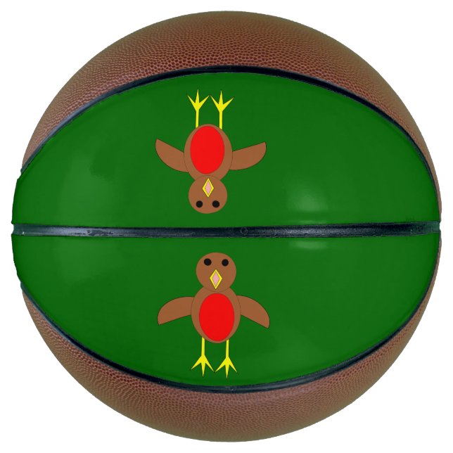 Christmas Robin Basketballs (Front)