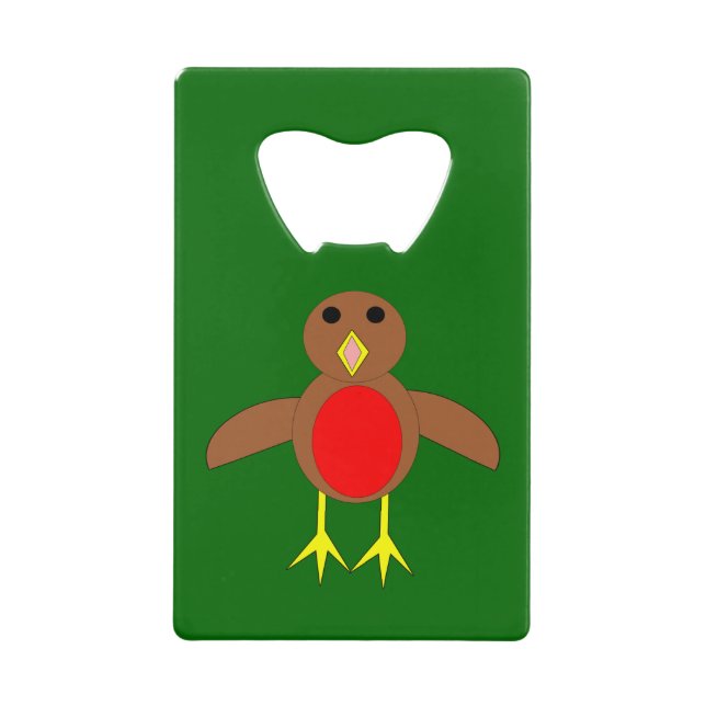 Christmas Robin Bottle Opener (Front)