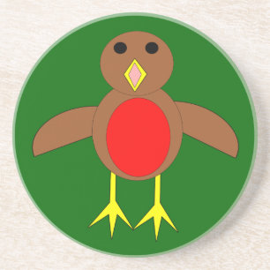 Christmas Robin Coasters