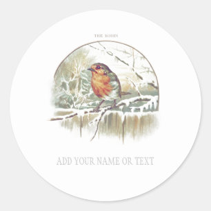 "CHRISTMAS ROBIN" ENVELOPE SEAL STICKER