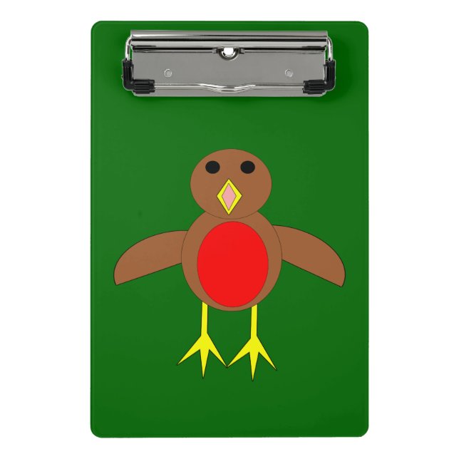 Christmas Robin Mini Clipboard (Front)