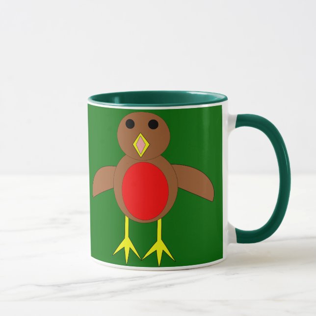 Christmas Robin Mug (Right)