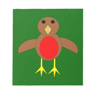 Christmas Robin Notepad