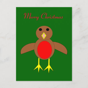 Christmas Robin Postcard