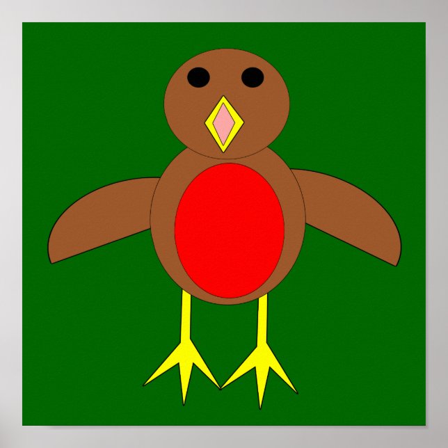 Christmas Robin Poster (Front)