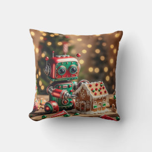 Christmas Robot Cushion