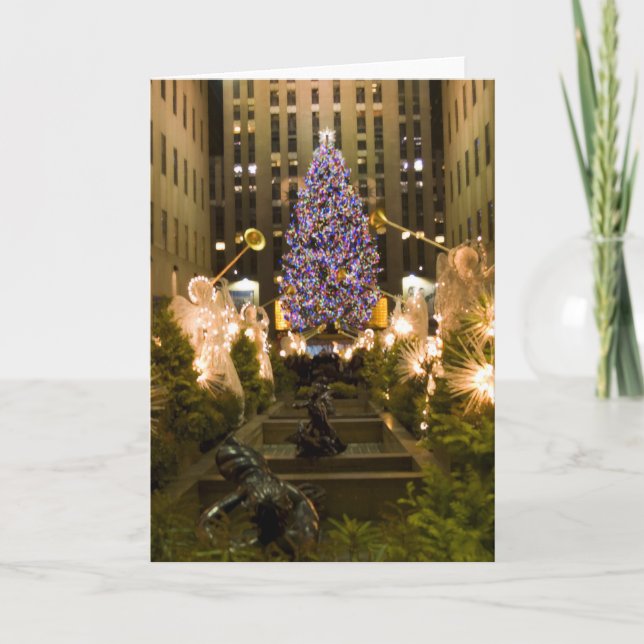 Christmas Rockefeller Centre Holiday Card (Front)