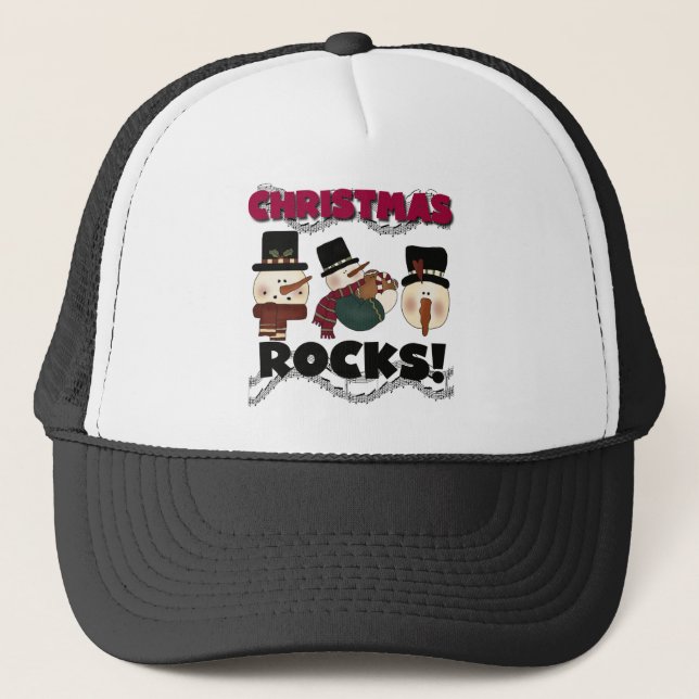 Christmas Rocks T-shirts and Gifts Trucker Hat (Front)