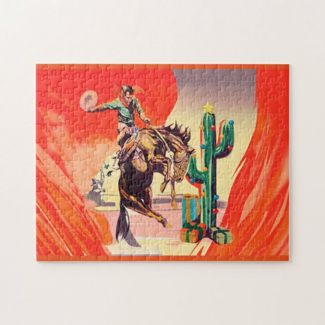 Christmas Rodeo Jigsaw Puzzle (Horizontal)