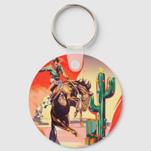 Christmas Rodeo Key Ring