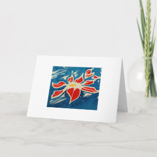 Christmas Rose Holiday Card