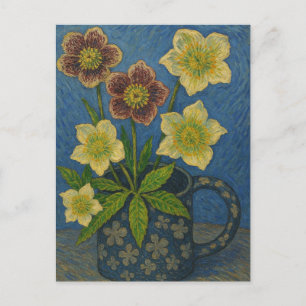 Christmas Rose Postcard
