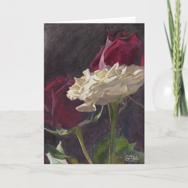 Christmas Roses Holiday Card (Front)