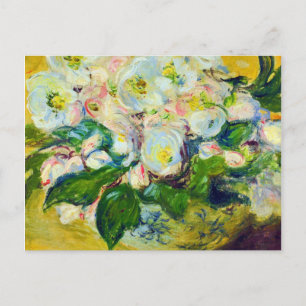 Christmas Roses Impressionism Bridal Shower Invitation Postcard