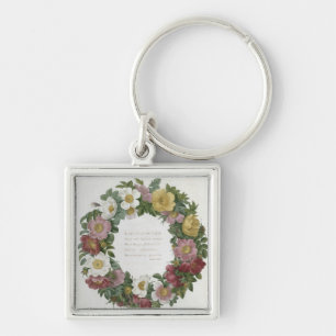Christmas Roses Key Ring