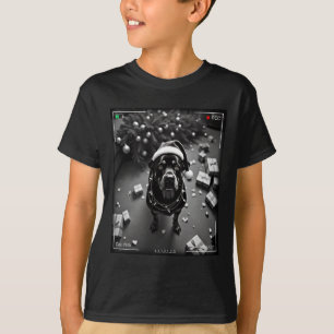 Christmas Rottweiler Caught On Camera  T-Shirt