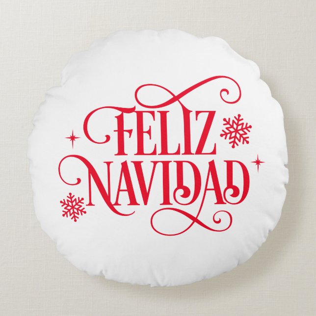 Christmas  round cushion (Front)