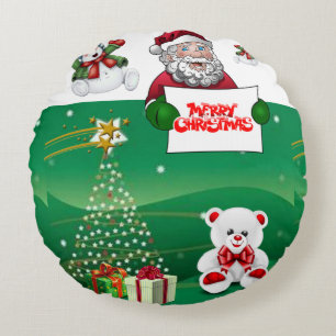 Christmas Round Pillow