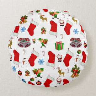 Christmas Round Pillow