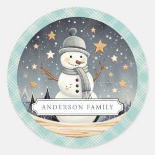 Christmas Round Stickers