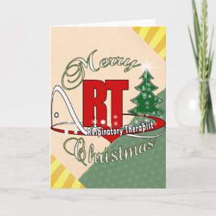 CHRISTMAS RT Respiratory Therapist Holiday Card