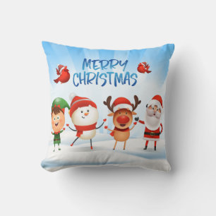 Christmas Rudolf The Reindeer and Friends Cushion