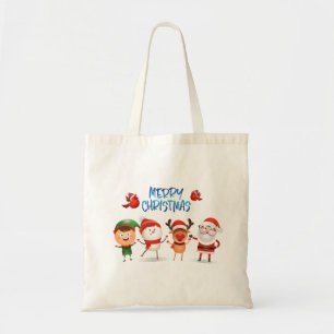 Christmas Rudolf The Reindeer and Friends Tote Bag