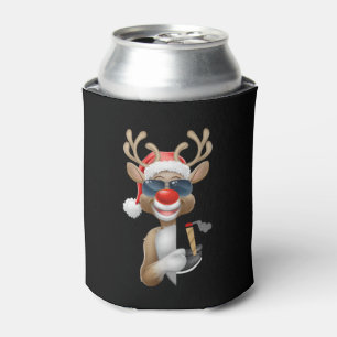 Christmas Rudolph Can Cooler