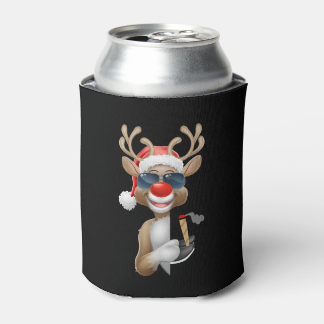 Christmas Rudolph Can Cooler (Can Front)