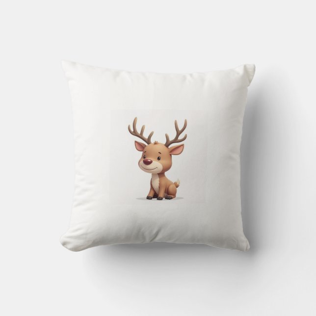 Christmas rudolph pillow cushion (Front)