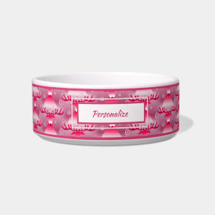 Christmas Rudolph Red Nose Reindeer Cat Dog Bowl