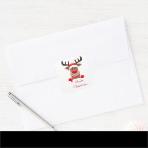 Christmas Rudolph Stickers