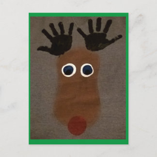 Christmas Rudolph the Red-Nosed Reindeer Postcard
