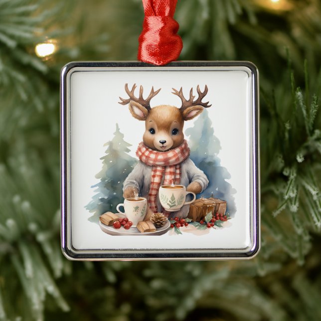 Christmas rustic ornament vintage design  (Tree)