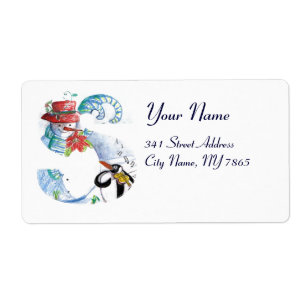 CHRISTMAS S LETTER ,PENGUIN'S SERENADE MONOGRAM