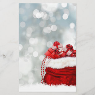 Christmas Sack of Gifts Stationery