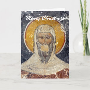 christmas saint art holiday card
