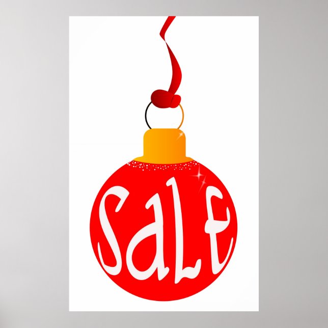 Christmas Sale Poster. Poster (Front)