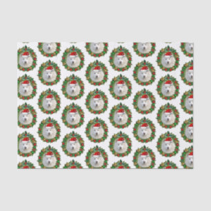 Christmas Samoyed dog tissue paper
