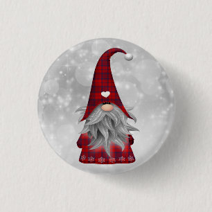 Christmas Santa 3 Cm Round Badge