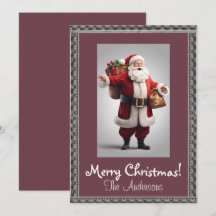 Christmas Santa 5 Merry Christmas! Christmas card
