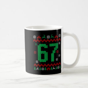 Christmas Santa 67 Six Seven Meme Ugly Sweater  Coffee Mug
