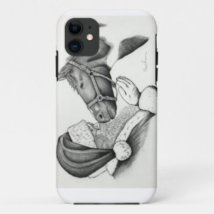 Christmas Santa and Paint Horse iPhone 11 Case