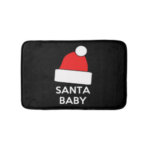 Christmas Santa Baby Bath Mat