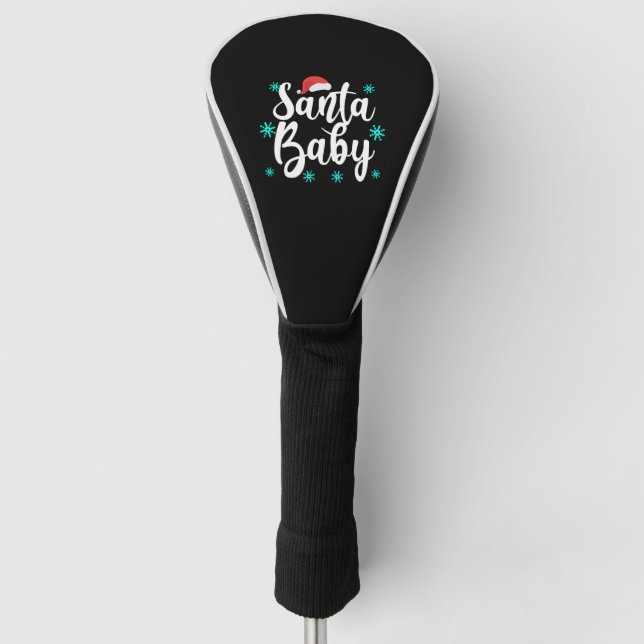 Christmas Santa Baby  Golf Head Cover (Front)