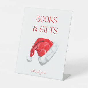 Christmas Santa Baby Shower Books & Gifts Sign
