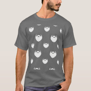 Christmas santa beard pattern T-Shirt