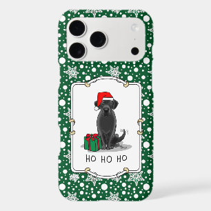 Christmas Santa Black Labrador Retriever Cute