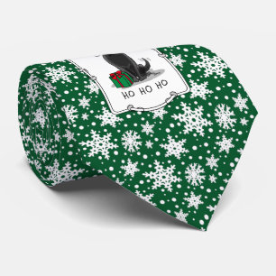Christmas Santa Black Labrador Retriever Cute Tie