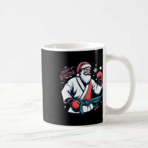 Christmas Santa Boxer Boxing Lover Kickboxing Mart Coffee Mug